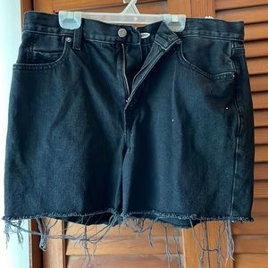Old navy black denim shorts
